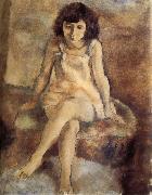 Jules Pascin Be seated lass Sweden oil painting artist